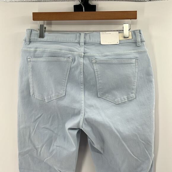 DL1961 Women's Mara Straight Mid Rise Instasculpt Ankle - Light Blue - 32 - NWT - Picture 9 of 10